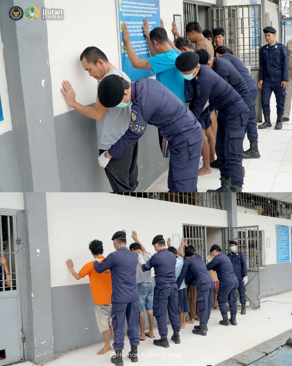 Rutan Dumai dan APH Gelar Razia Gabungan, Deteksi Dini Narkoba Diperkuat