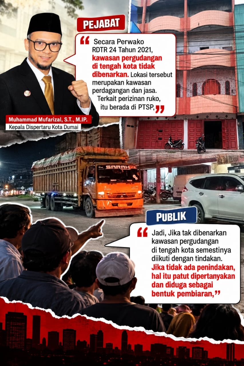 Kawasan Pergudangan di Tengah Kota Tak Dibenarkan, Penyataan Kadispertaru Dumai Bertolak Belakang