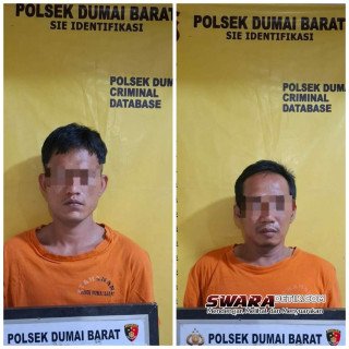 Kembangkan Kasus Pencurian Pupuk, Polsek Dumai Barat Amankan Dua Terduga Pelaku