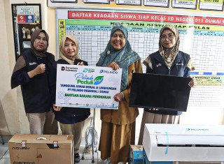 Pelindo Regional 1 Dumai Dukung Peningkatan Fasilitas Pendidikan di Kota Dumai